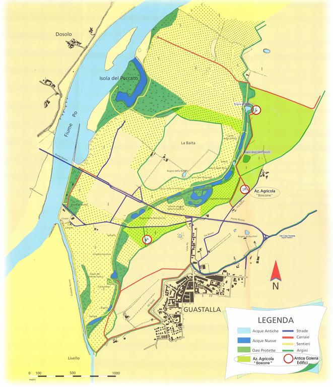 Agriturismo Antica Golena غواستالا المظهر الخارجي الصورة